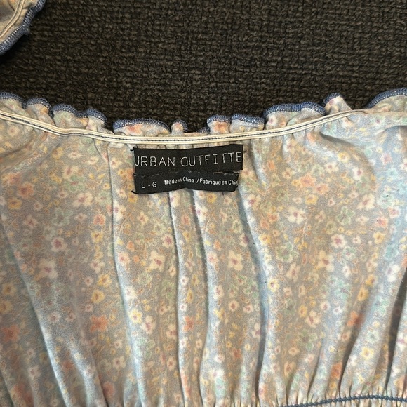 Urban Outfitters Lizzy Smocked Floral Mini Dress - Picture 4 of 4